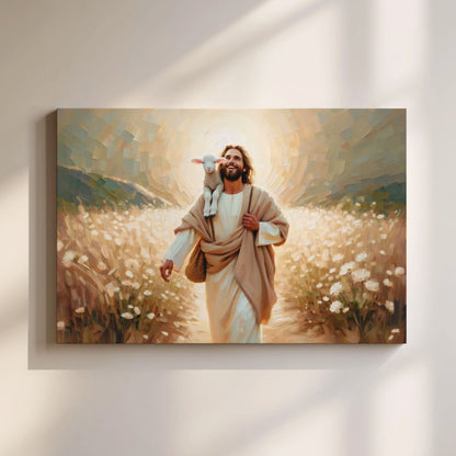 A Loving Shepherd - Canvas