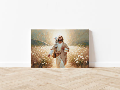 A Loving Shepherd - Canvas