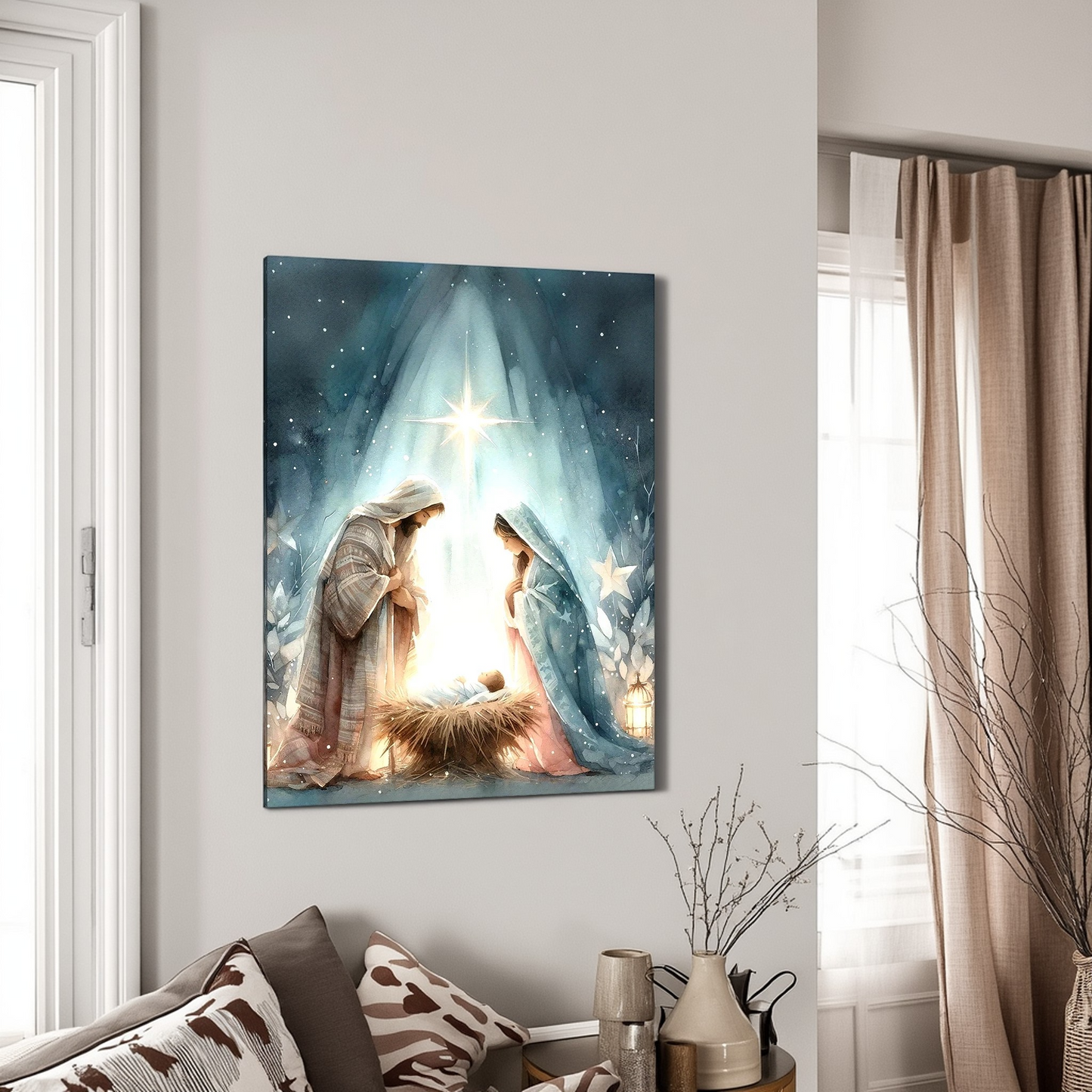 Birth of Jesus - Canvas