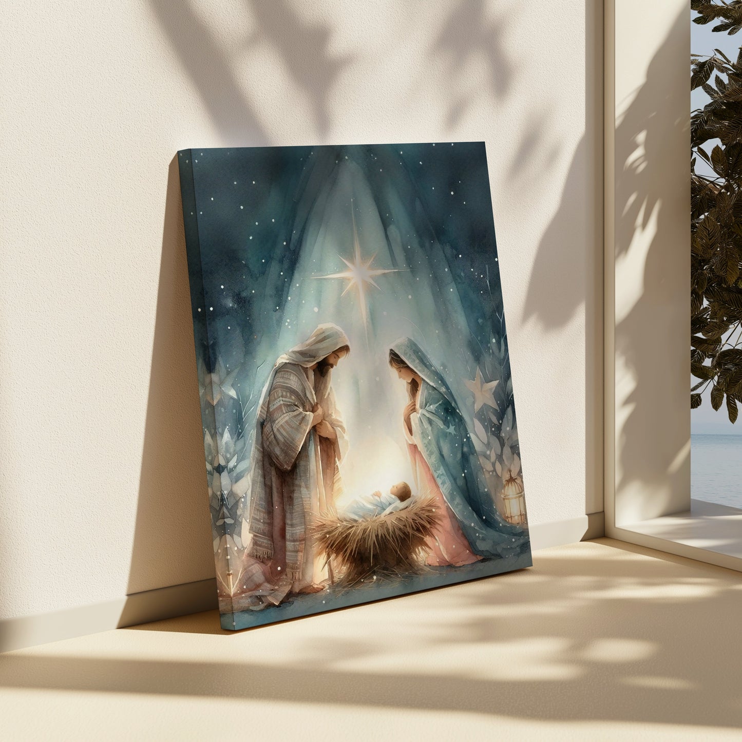 Birth of Jesus - Canvas