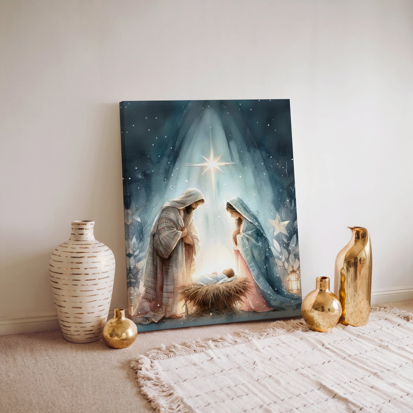 Birth of Jesus - Canvas