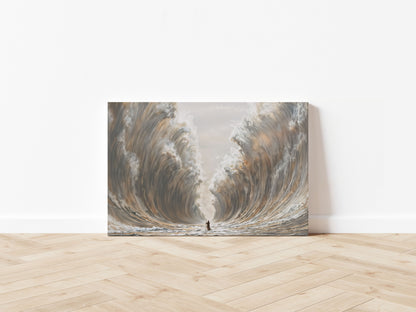 Moses Parting The Red Sea - Limited Edition Canvas