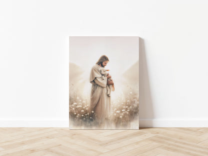 He Trusts and Loves - Canvas