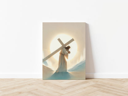 Jesus Carrying the Cross - Canvas