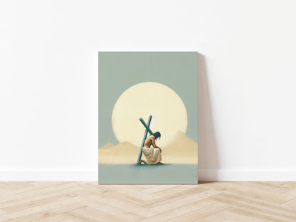 Jesus Falls the First Time - Canvas