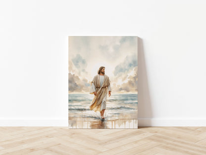 Jesus' Miracle on Water - Canvas