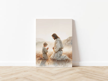 Pray with Christ - Canvas