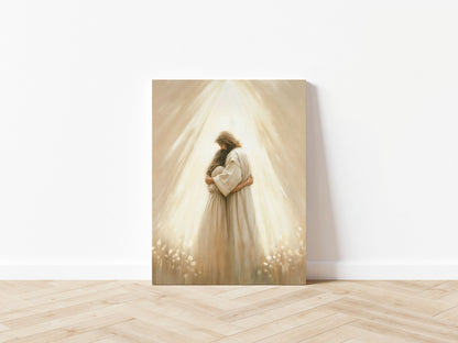 Rest In His Arms - Canvas