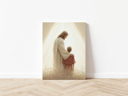 Sheltered By Him - Canvas
