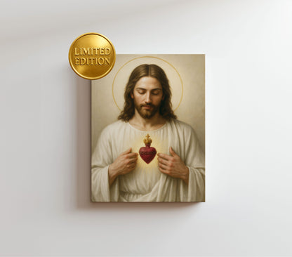 Sacred Heart of Jesus - Limited Edition Canvas
