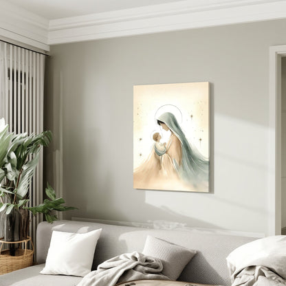 Mary and Jesus - Canvas